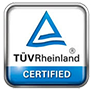 TUEV Rheinland zertifiziert